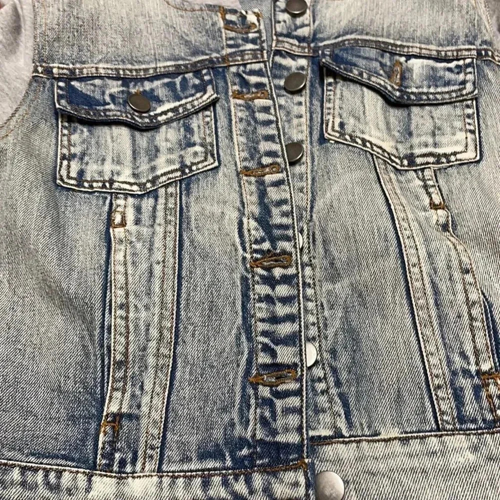 COPY - Joe Boxer Denim Hoodie Jacket, size Med - Picture 3 of 8